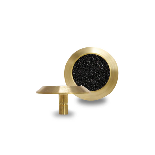 Tactile Indicator Stud – Brass/Black Carb