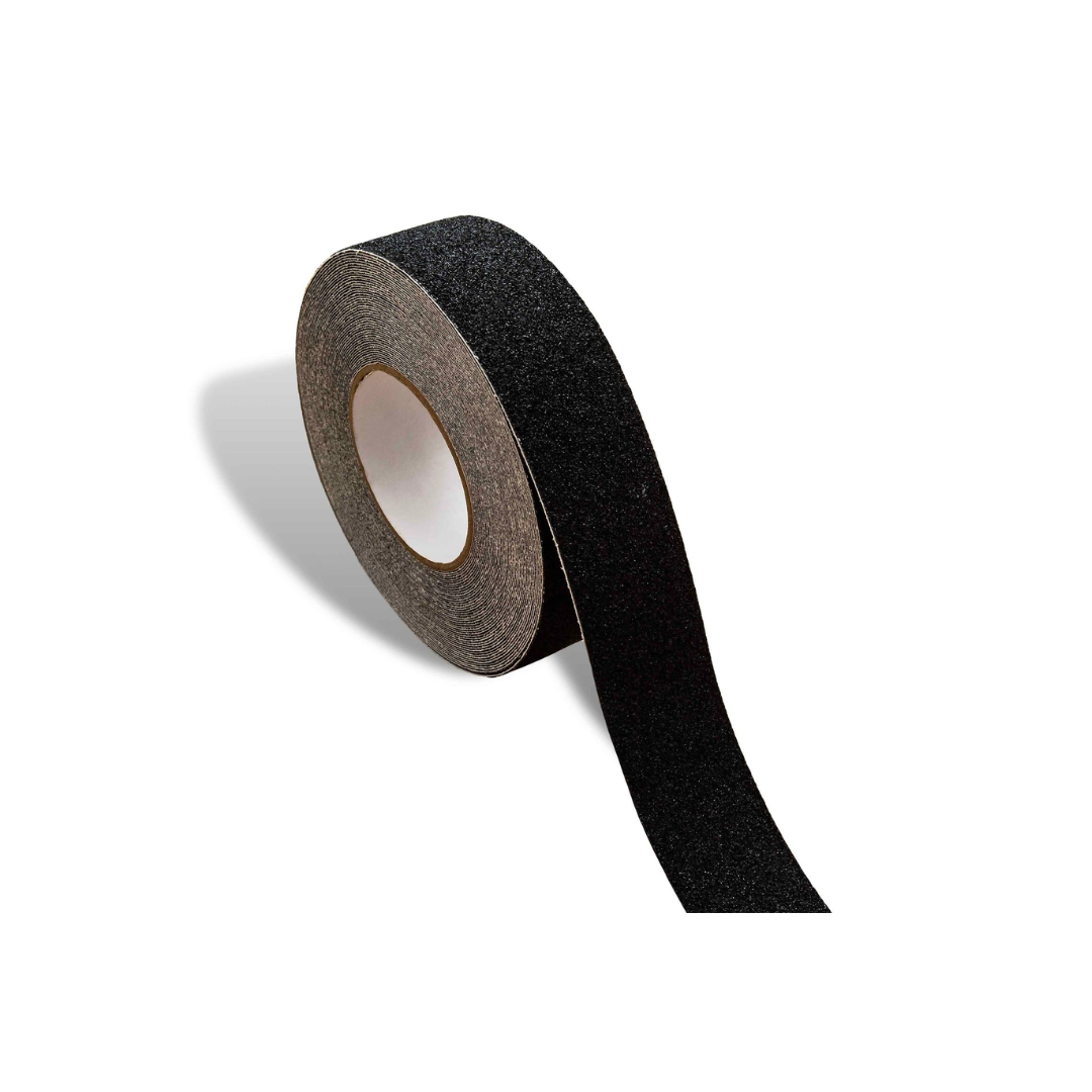 Anti-Slip Tape – Black-Yellow-Black/Yellow – 50mm x 18.2M Roll