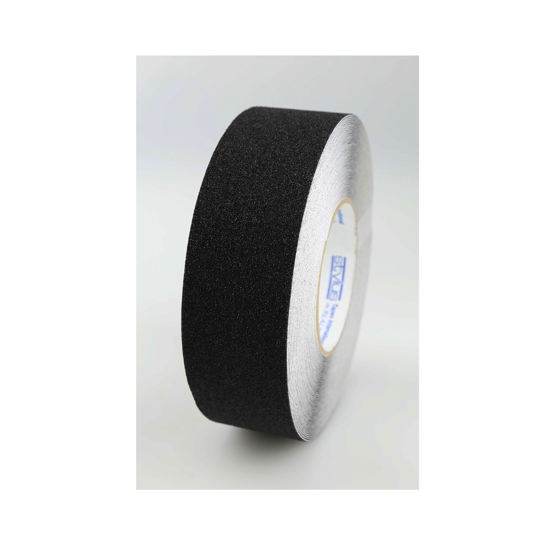 Anti-Slip Tape – Black-Yellow-Black/Yellow – 50mm x 18.2M Roll