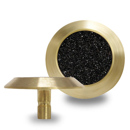 Tactile Indicator Stud – Brass/Black Carb