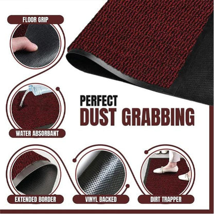 Dust Control Floor Mat Red - Indoor and Outdoor L42